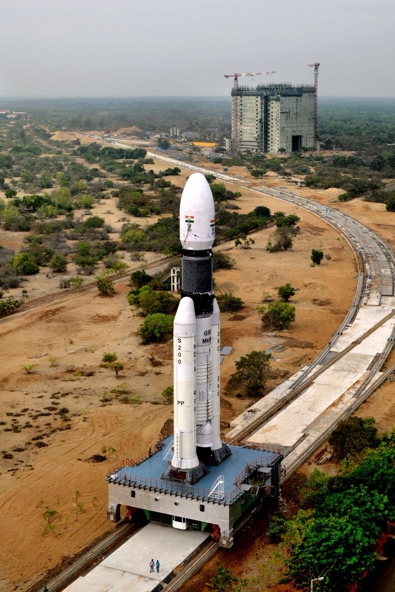 redditSpaceView's tweet photo. Isro transporting a rocket to launch site https://t.co/Qty56rC02c