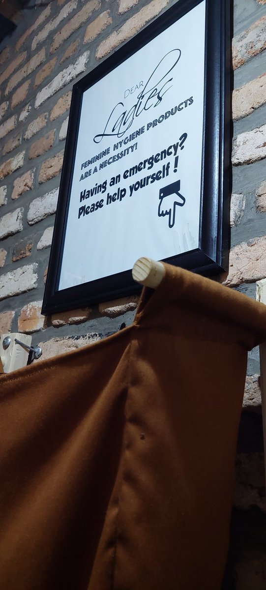 kwistelle's tweet image. Feminine hygiene products are as essential in restrooms as is toilet paper. Thank you @Stafford_Coffee for leading the way as the first proper road stop in Rwanda.