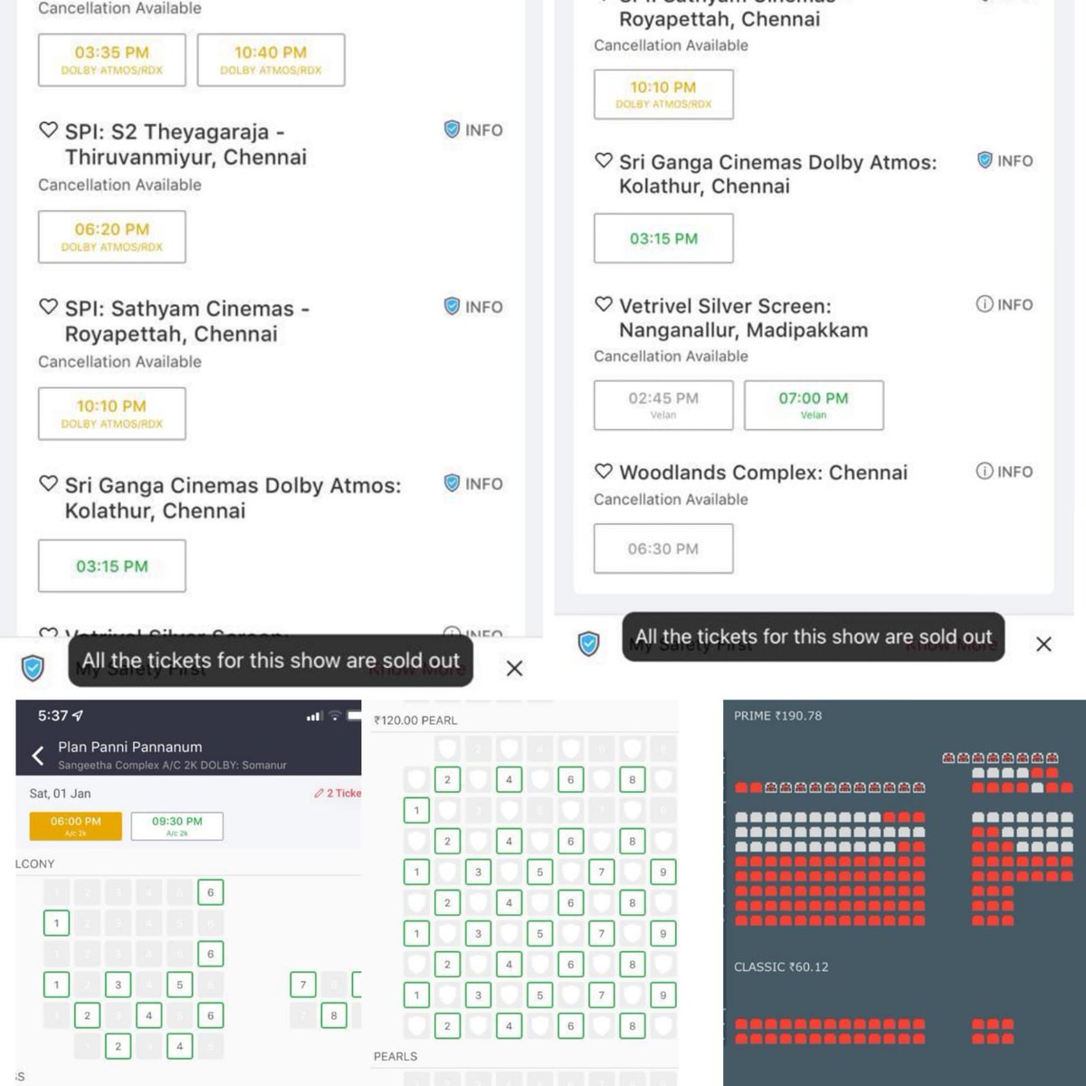 Rajeshnvc5Kumar's tweet photo. The word of mouth is translating has tickets. Thank you makkale. Shows are getting full. Be a part of the happiness. Fun pannarom #planpannipannanum in theatres near you!! https://t.co/E1oH7KUSPc