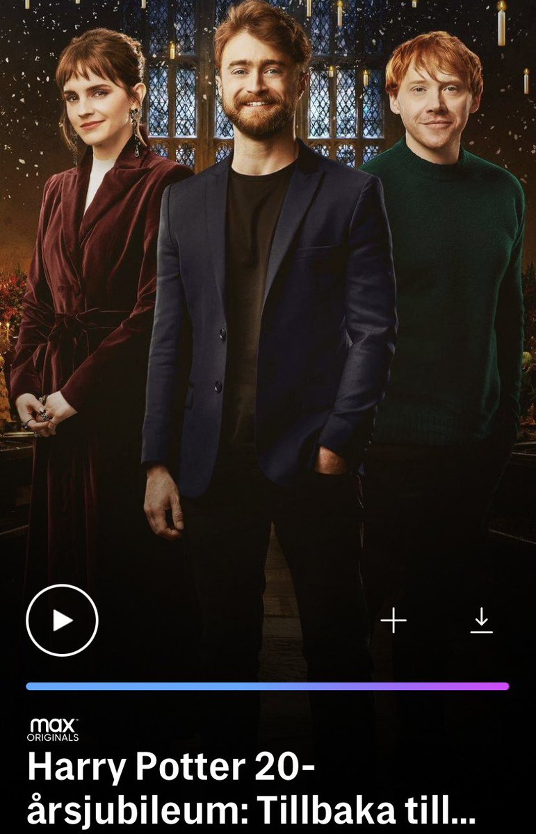 En av de bättre årsjubileum-tillbakablickarna jag sett. ❤️ 
Herregud vad jag ÄLSKAR hela Harry Potter-världen ☺️