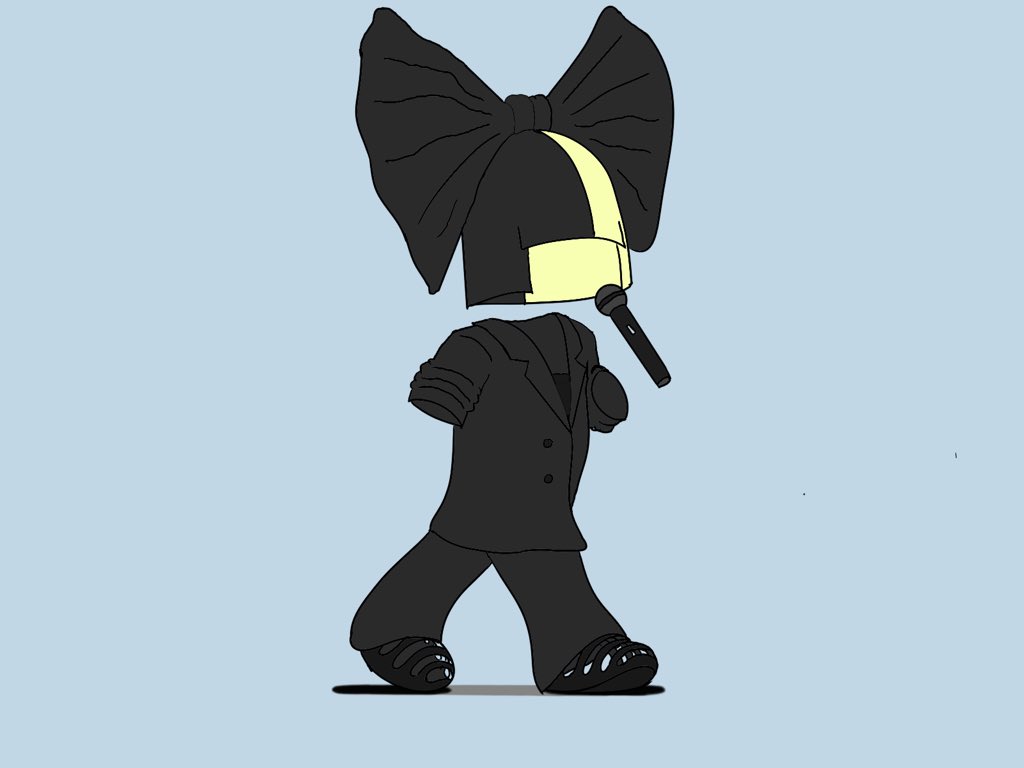 _eixart's tweet photo. The iconic look of @Sia for my next fan art for @InvsbleFriends @RNDMCHARACTERS @MotionMarkus https://t.co/1uSux490zy