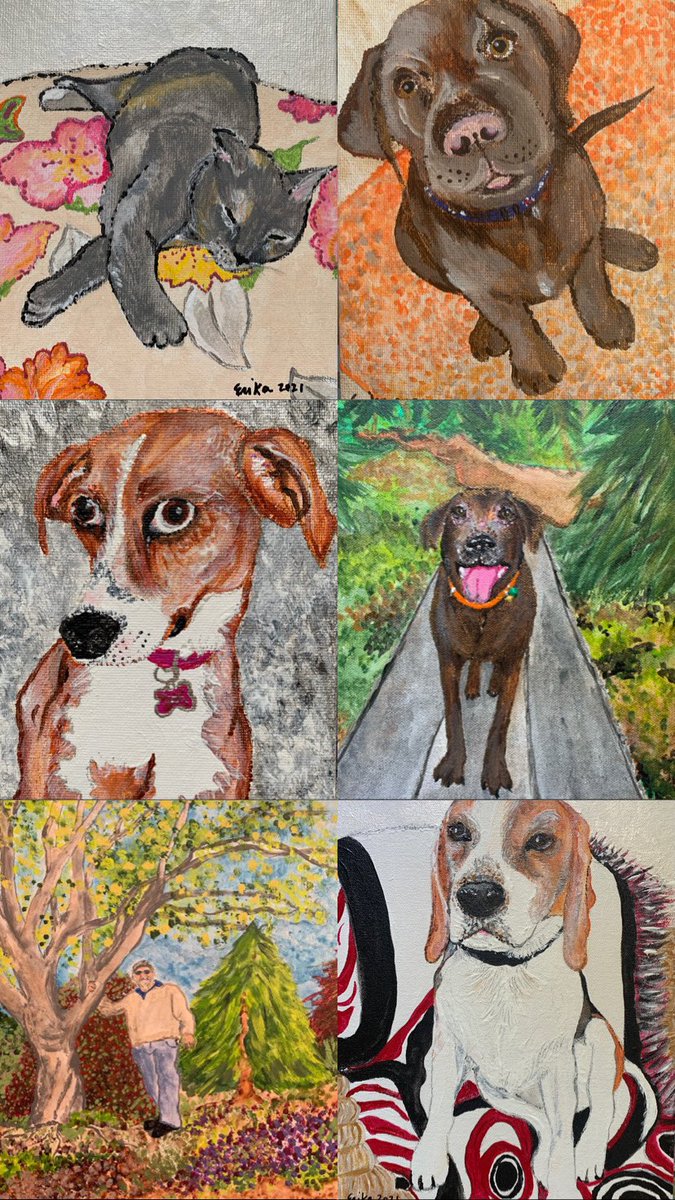 erikableiberg's tweet photo. I was once asked what career I’d like aside from the one I have. Without pause I answered “painter.” More than any other, 2021 is the year I realized that lifelong dream. Though a challenging year overall, I’ve been happy in my studio. Thanks to all who’ve encouraged my art.🙏 https://t.co/wYFi55A2i7