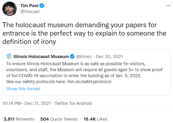 RT @zei_squirrel: tim pool coming through with a late entry for the most deranged take of 2021 https://t.co/YjVN2ApBLc