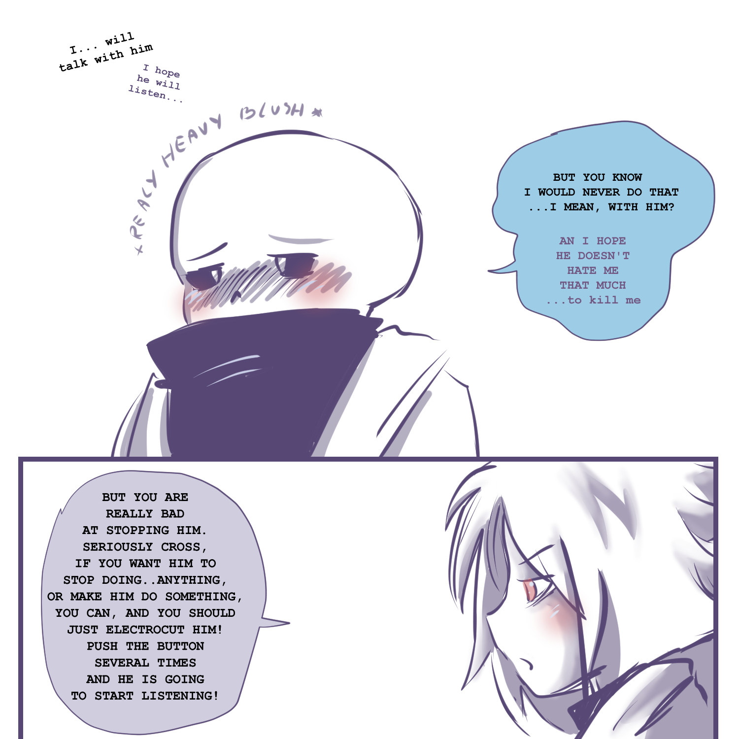 Luc Arcane (Justyna) on X: Shattered Light and Shadow. page 236 I have to  tell this again: It isn't canon Nightmare, so he has classic nmonster soul.  #UndertaleAU #UndertaleSLAS #Nightmare #NightmareSans #Sans #