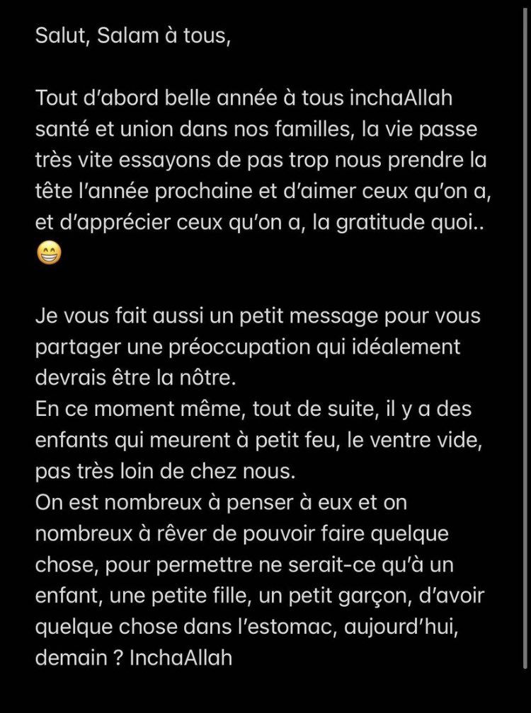 Kulturlesite_'s tweet photo. N.O.S est sorti du silence pour présenter ses meilleurs vœux à ses fans.

Il a profité de cette occasion pour aider les enfants victimes de famine. ❤️🙏 https://t.co/tZKnJ3ydRn