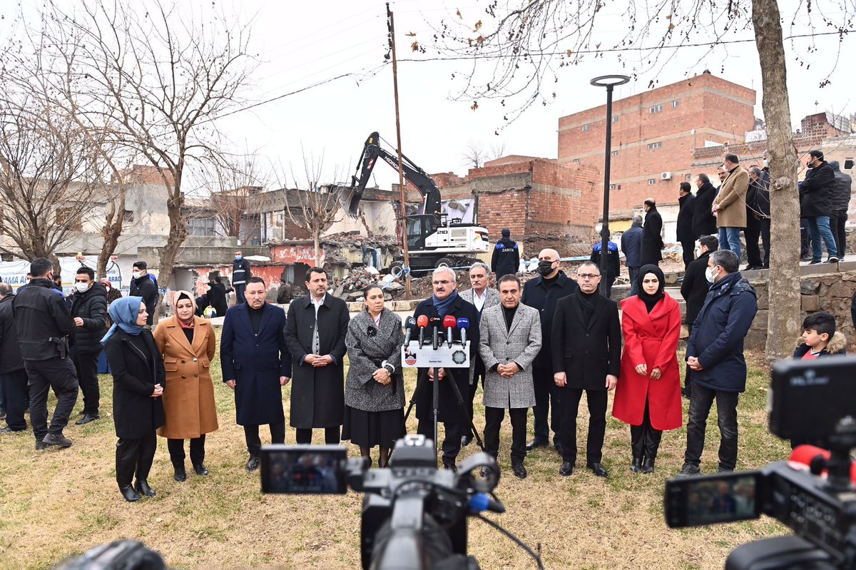 Diyarbakır Büyükşehir Belediyesi Tarafından Benusen de Düzenlenen 100 Yapının Yıkım Programına Katıldık
