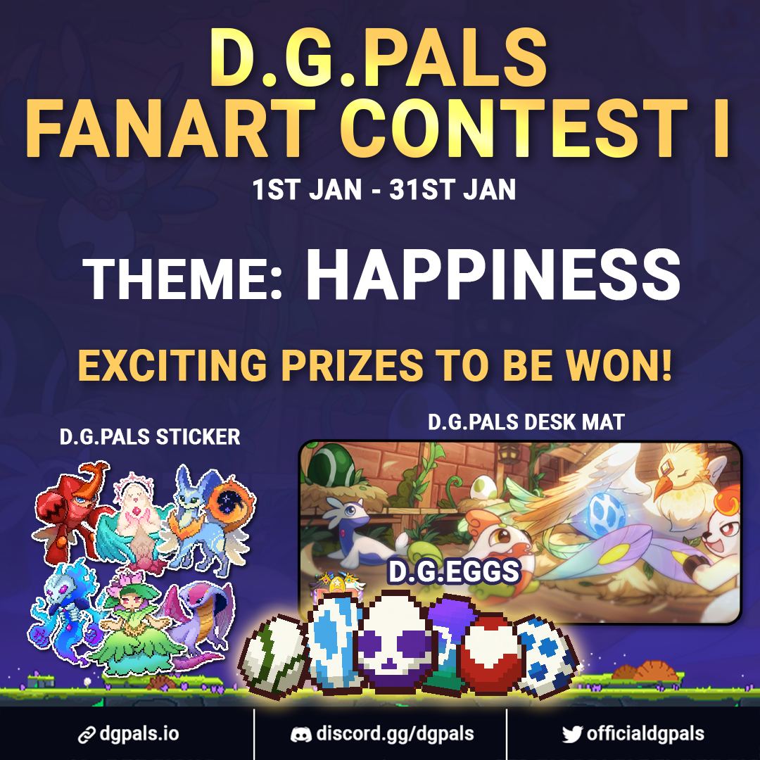 kaisayaph's tweet photo. We have a fanart contest ongoing at D.G.Pals! Get to win D.G.Eggs (NFTs) and some merchandise like D.G.Pals stickers and desk mat!
Click here for more info: https://t.co/f7hv1sCdup
It's not yet too late!
#DGPals #DGPalsPH #NFTgames #TamagotchiNFT https://t.co/6j7xmvnrZM