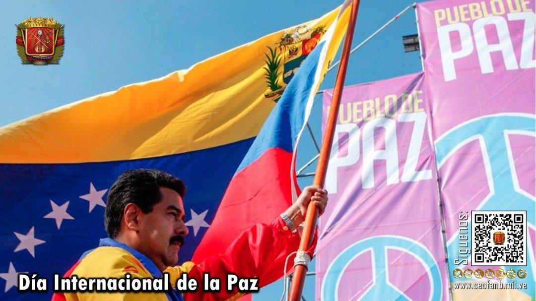 CEOFANBVE's tweet photo. 🗓️ En el Día internacional de la paz reconocemos la heroicidad del pueblo de Bolívar, Zamora y Chávez, el cual ha defendido incansablemente su derecho a una vida armoniosa y pacífica, superando desafíos y enfrentando con valor a quienes han querido hacernos daño. #Bienvenido2022 https://t.co/gqoBYk9evo