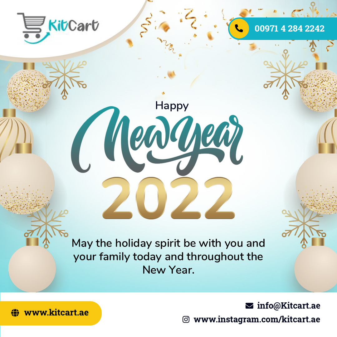 Kitcartae's tweet photo. May you find success, happiness, and everything your heart desires. Wishing you &amp; your loved ones a very Happy New year 2022!

#HappyNewYear #HappyNewYear2022 #Kitcart https://t.co/DT4uMUBfXP