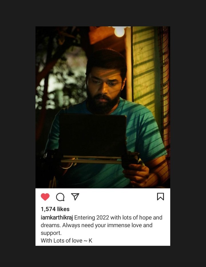 karthikfan21's tweet photo. 💃💃💃 Finally got a new year wish from our hero... The real celebration begins now onwards🎉🎉🎉 https://t.co/zLfV21lZr1