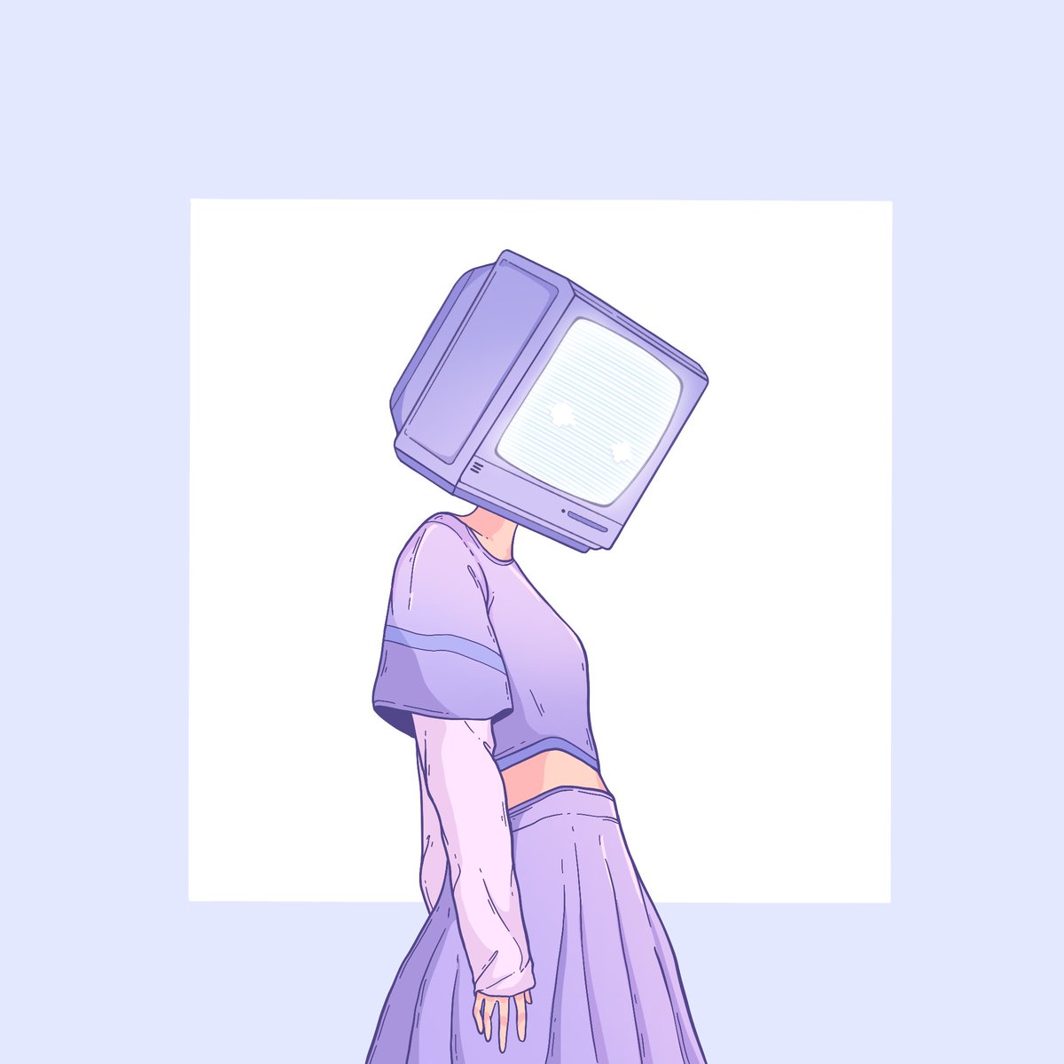 iamsati's tweet photo. ✨💜Only two pieces left in my collection 💜✨
Thank you homies for all the love and support, you’re amazing! 
Let’s  join the TVO universe, our fam is growing 📺✨ 

0.15 ETH for each character.
Link below👇
@opensea https://t.co/BjZJHtGqkl
