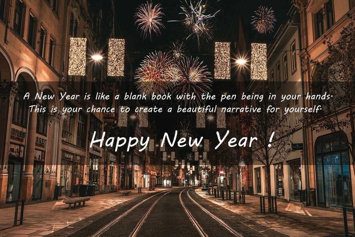 Bell would like to wish you a Happy New Year! January 1st is a blank page of a new narrative and story that you are the author of. So, here is to a New Year filled with joy, health, happiness, and to dreams coming true.