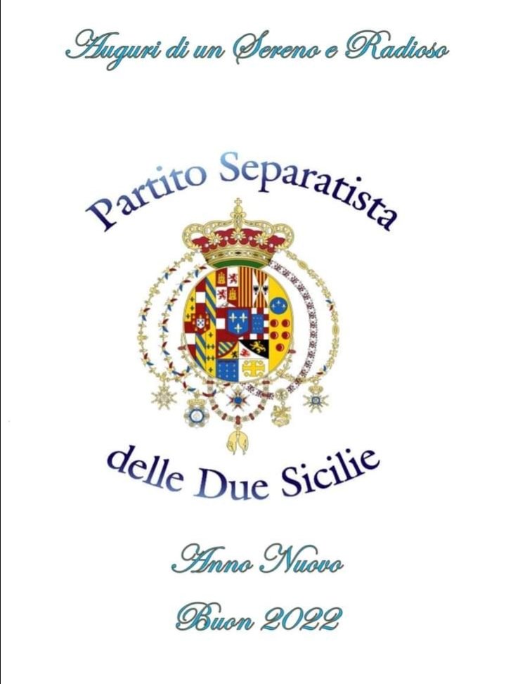 PSicilie's tweet photo. Un anno nuovo per un nuovo inizio, che porti alla rinascita della nostra amata terra! Auguri a tutti i meridionali! #SudLibero #PartitoSeparatista #DueSicilie https://t.co/fam9t9gpem