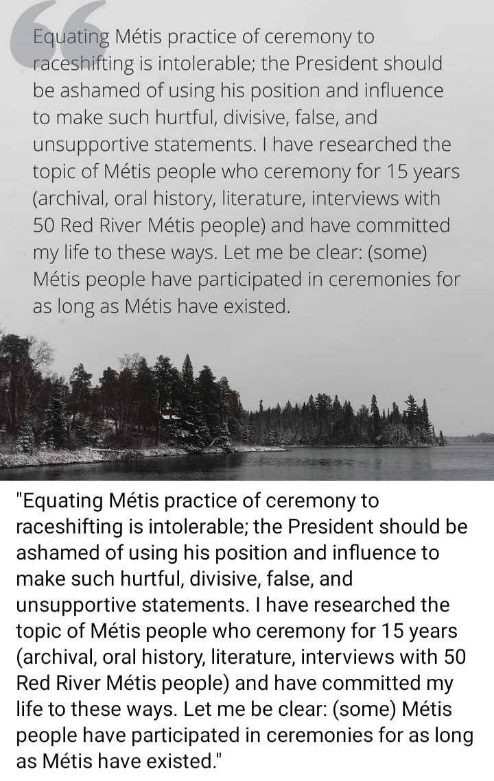LADYALEXANDRIA's tweet photo. #Metis , #ManitobaMetisFederation, #DavidChartrand, #RedRiverMetis
In case you missed it.. an important response to David Chartrand on Métis spirituality by Zaagaate Chantal Fiola. https://t.co/EgmTav0sul