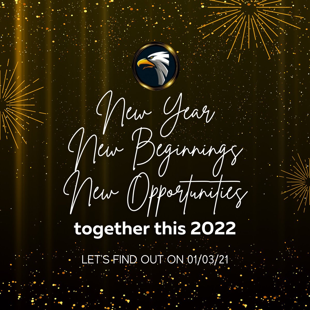 fam_eagle's tweet photo. *It's going to be exciting and fulfilling in welcoming our new year with new beginnings and opportunities.

Happy New Year Eagle family! 

#EagleFamily
#TheTwitterWarriors https://t.co/bGBB6mYEba