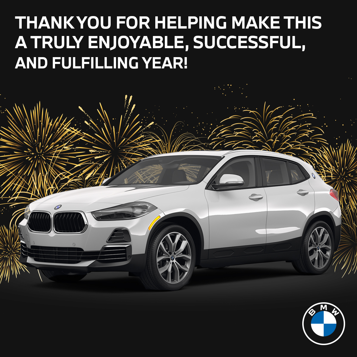 BMW_Riverside's tweet photo. "Celebrate endings—for they precede new beginnings." -Jonathan Huie Thank you for helping make this a truly enjoyable, successful, and fulfilling year! #NewYears #BMWofRiverside https://t.co/w0AkYGeRdl