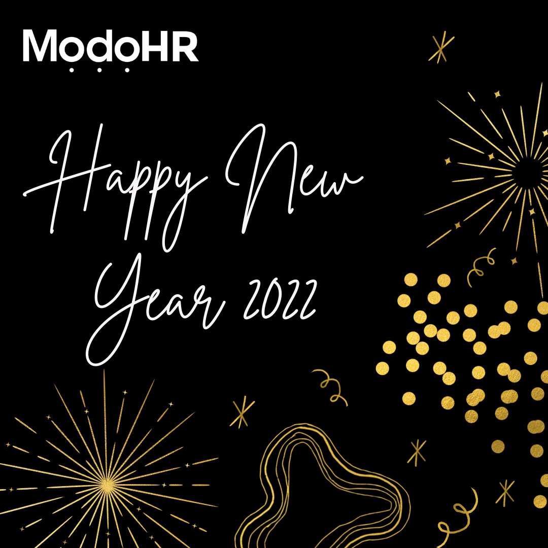 ModoHRtech's tweet image. Happy New Year! Here's to 2022 from ModoHR Technologies #HappyNewYear2022