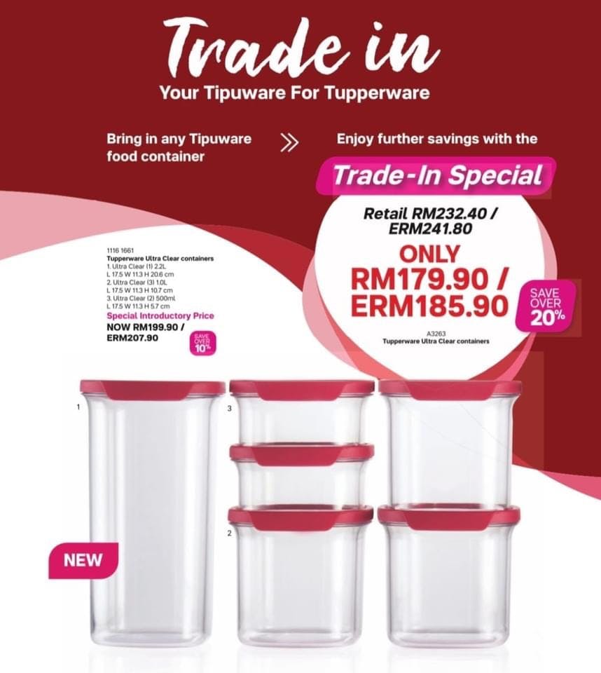 UmiTupperware's tweet photo. Semangat membara semua nak sambut tahun baru dengan sesuatu yg ang baru 💪💯

Jom trade in you tipuware for Tupperware

https://t.co/5NPskA4xzi https://t.co/KrgWRJxdUD #IMPIANANAGEMILANG #tupperwaremampumilik #menjanaincomedarirumah #tupperwaremampumilik #tupperwarepromosi https://t.co/eEhQDyU0b2