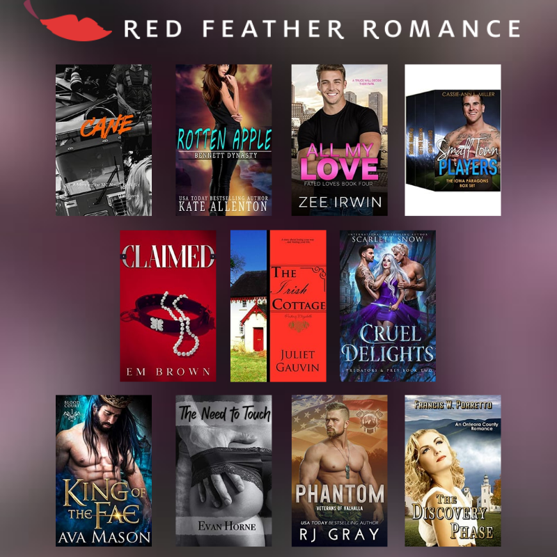 RedFeatherRom's tweet photo. New year, new books! ✨ Take your pick of romance reads at https://t.co/0w8O6Zc9W3! 📚😍 #romancereaders #books #amreading https://t.co/DrfPNzpPjh