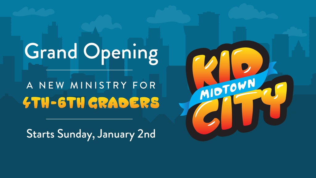 TheJourneyNH's tweet photo. We’re pleased to announce a new ministry for 4th–6th graders! Kid City Midtown starts this Sunday! https://t.co/0dB4SxMMuq