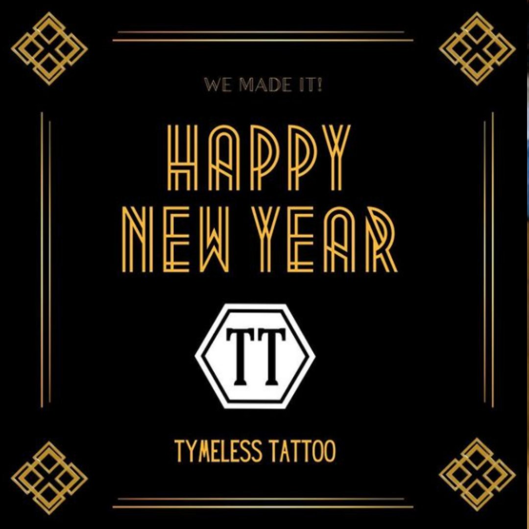 TymelessNY's tweet photo. Happy New Year!!! 🎊
Hello 2022, We made it! 😃
We hope you had an amazing and safe night!
What are your goals for 2022? 🤔
Maybe get a tattoo, or two...maybe three? 🤪
.
.
.
.
.
#tymeless #happynewyear https://t.co/c2cbHXBteW