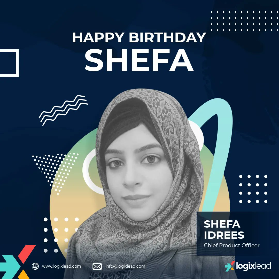 LogixLead's tweet photo. Happy Birthday to our go-getter CPO, Shefa! We wish you have an amazing birthday!
.
.
.
#LogixLead #DigitalAgency #BirthdayPost #HappyBirthday #Birthday https://t.co/gLC7GduqPN