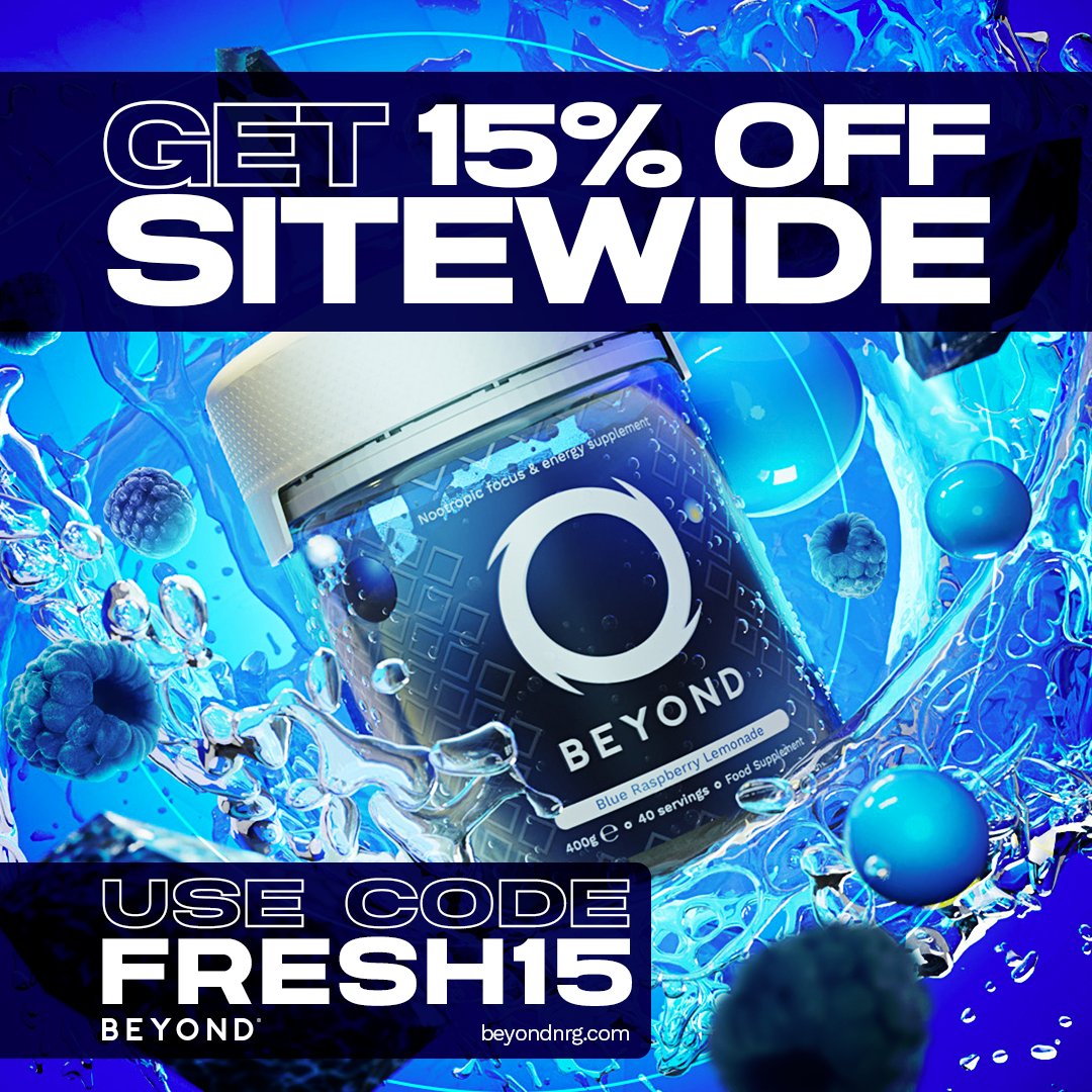 beyondnrg's tweet image. 𝐍𝐄𝐖 𝐘𝐄𝐀𝐑 - 𝐍𝐄𝐖 𝐍𝐑𝐆 

15% off EVERYTHING sitewide 🤩

👉 Use code: FRESH15

GO, GO, GO 💥 Ends midnight on 9th Jan

#Beyond #BeyondNRG #BeyondEnergy #WeGoBeyond #YouGoBeyond #BeyondGivesYouWins #GoBeyond