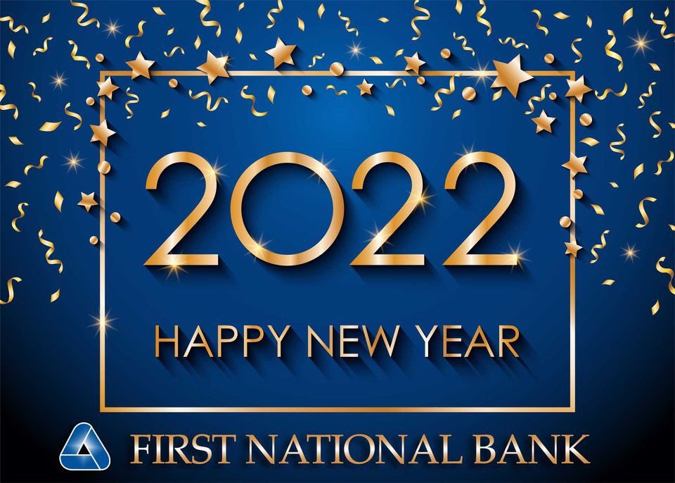 fnbforyou's tweet photo. A new year means a new chapter. We hope that 2022 will be an incredible part of your story. From all of us at First National Bank, we wish you a safe and #HappyNewYear2022!🎉

#fnbforyou #MakingCommunitiesGreat! #EatShopBANKLocal https://t.co/sDSwQqzw1a