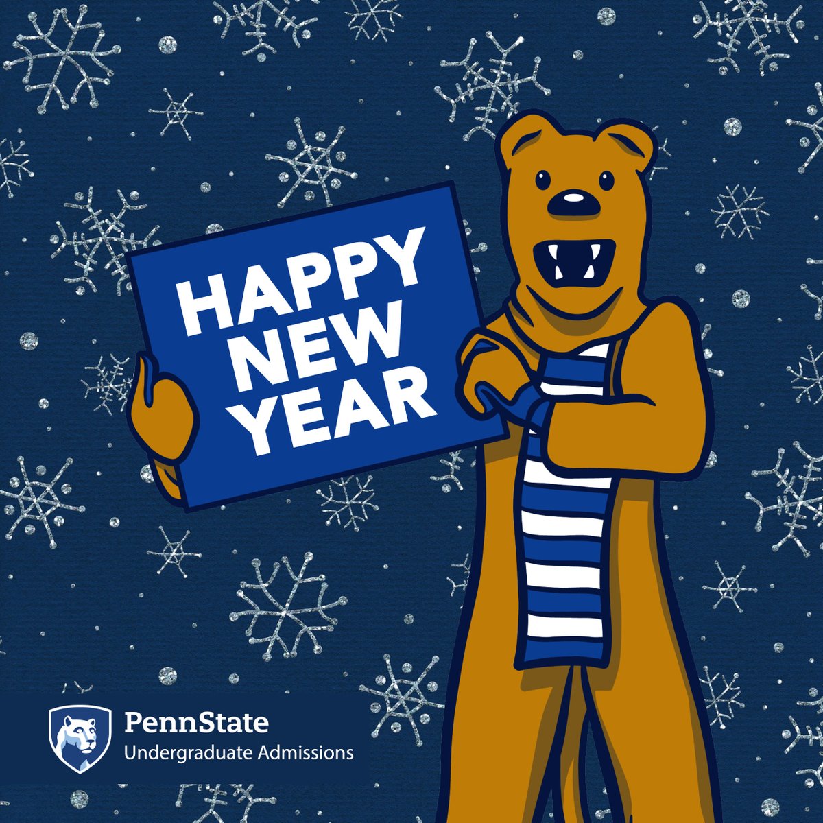 Happy New Year from all of us at Penn State Undergraduate Admissions! We are looking forward to a new year with our Penn State family.💙