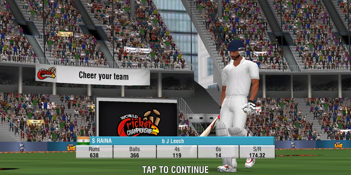 KaviRaina1's tweet photo. Raina .. I scored 600 runs in your name in WCC2 😅.I try to score 1000 runs but unfortunately I get out @ImRaina @ImRaina @PriyankaCRaina @Sakshi_Raina3 @akasureshraina @Vaishu_Raina3 @dhoniraina_team @RainaAddictz3 @dhruvjoshi___25 #cricaddict #rainaforever PS: It's not easy https://t.co/j6VcbuAAzz