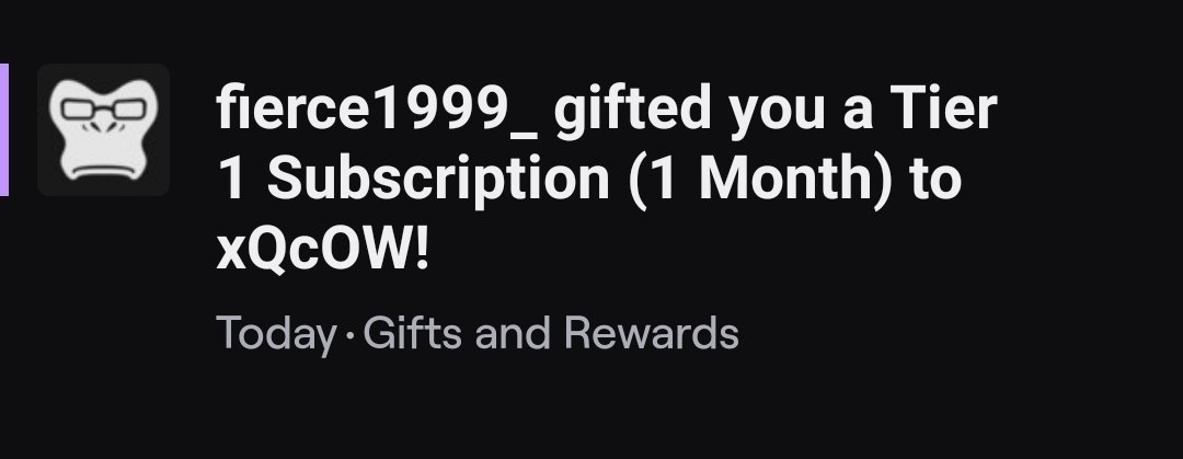 MozzyOw's tweet photo. FeelsStrongMan Clap. First time gifted. xqcL https://t.co/rgTTm9jgK0