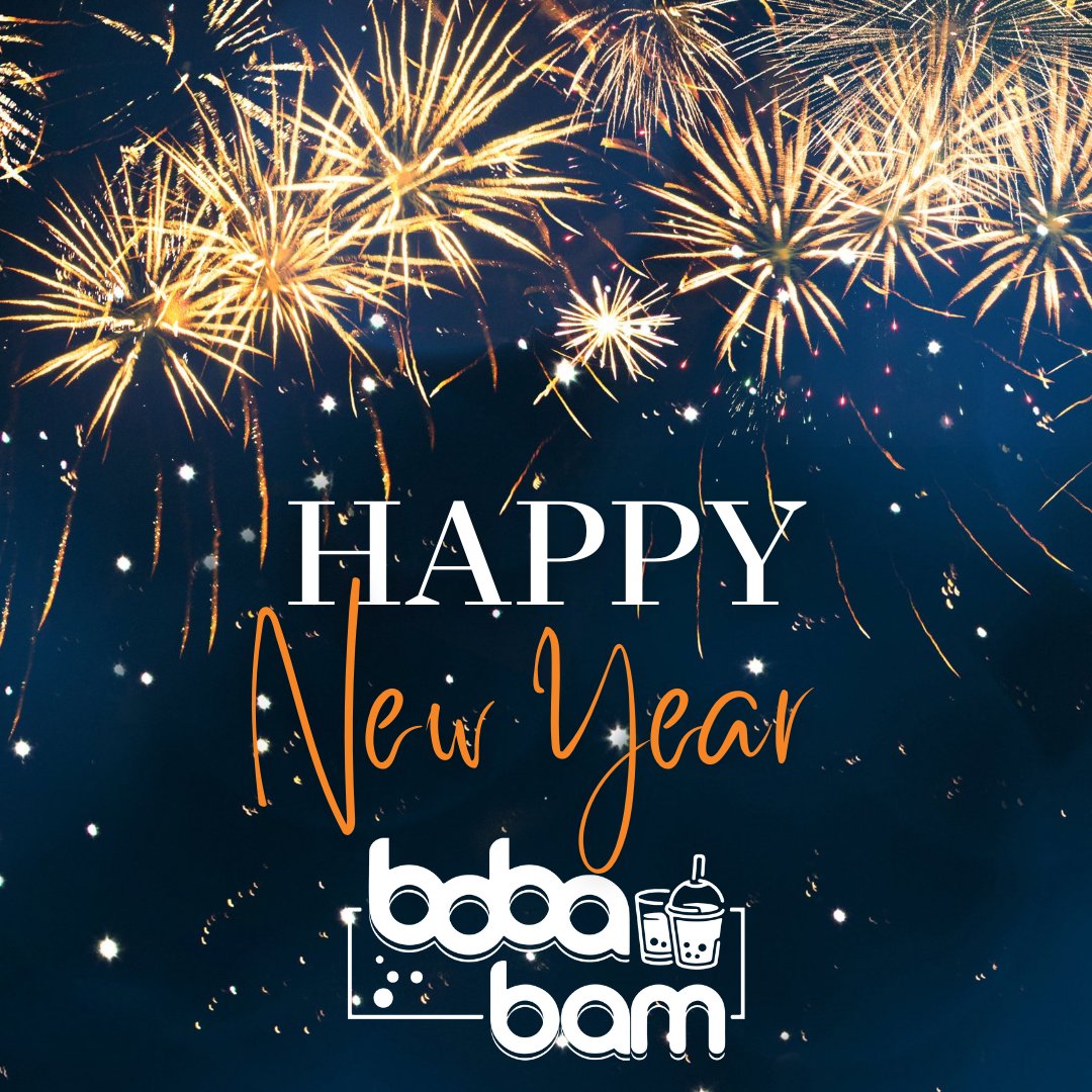 BobaBamOfficial's tweet photo. We wish you a Happy New Year✨ May this year be filled with health and joy for all⭐️ Time to BAM IT UP!⚡️ 2022⚡️
#bestwishes #newyear #bobabam #2022 #bamitup #BAMITUP #bobatimeallthetime https://t.co/F3seoerP8C