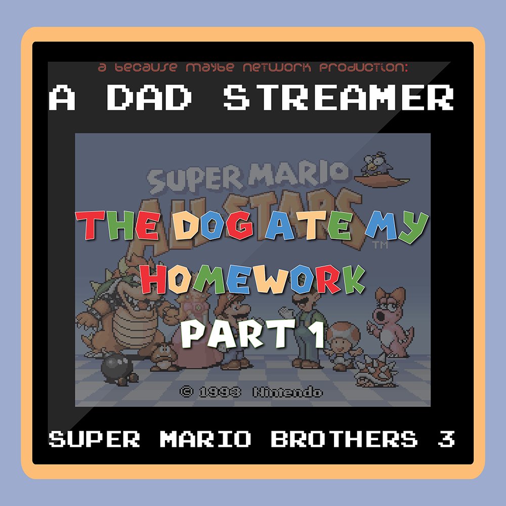 _BecauseMaybe's tweet photo. 🚨🕹️🚨ITS GAMEDAY🚨🕹️🚨 - Join us at 12pm as @welshjrc1984 plays Super Mario 3! See you there!
https://t.co/YvrYCaINxf
#gaming #90sgame #retrogaming #retrogamer #dadgamer #mario #mario3 #nes #snes #Pwing https://t.co/63pyT0PKjK