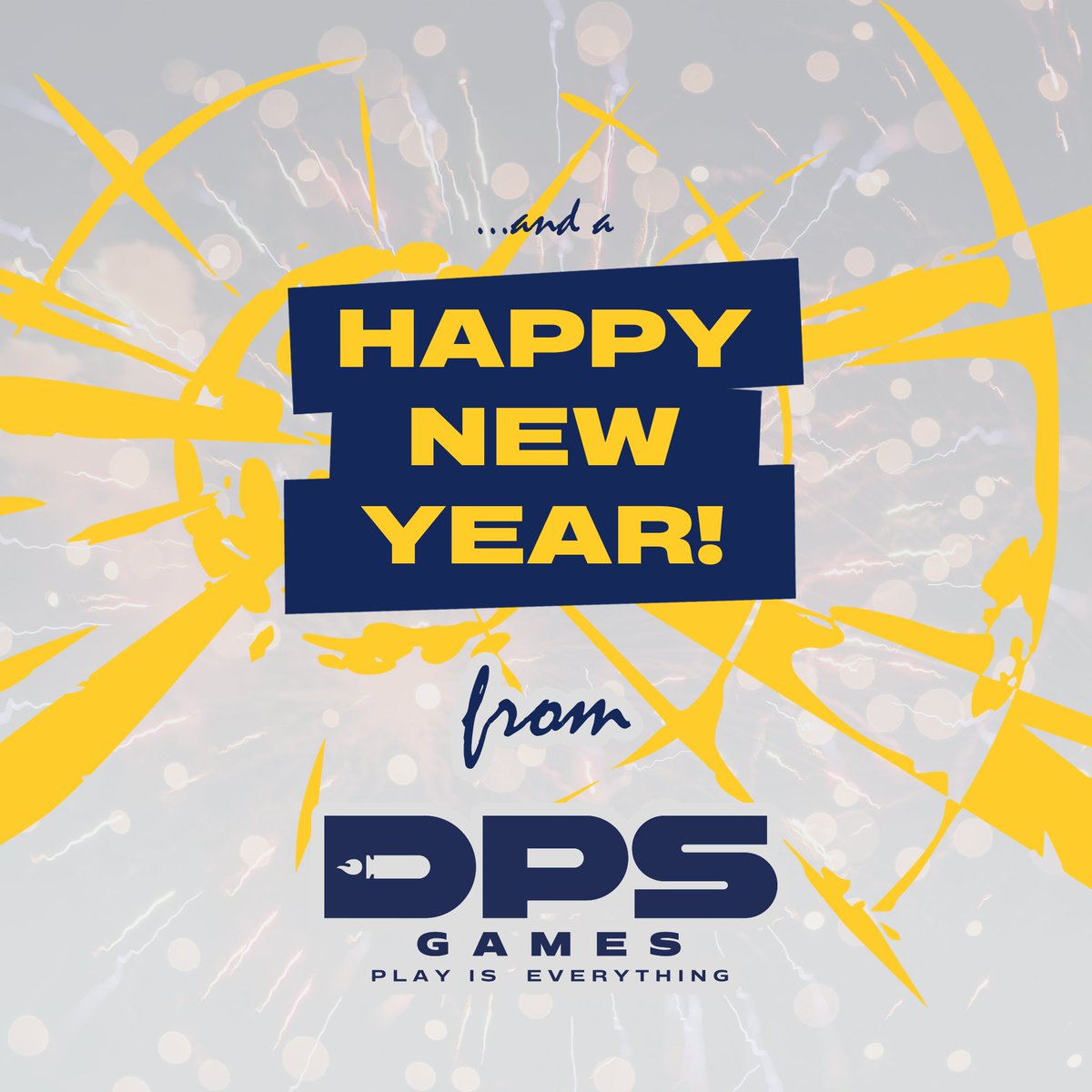 DPSGamesStudio's tweet photo. (We spent far too long trying to make our explosion look like a firework.)
🥂 Here's to a great 2022! 🥂 #playiseverything https://t.co/Etd8sGaihv