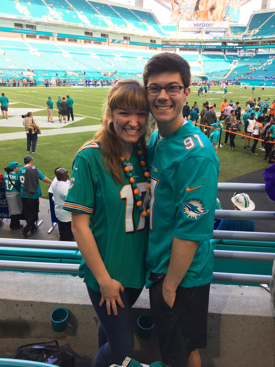 gabegeno13's tweet photo. Gonna start a thread here. The goal is to make it to all 32 @NFL stadiums to see the @MiamiDolphins play w/@paige_genovesi. First 4:

1️⃣ @HardRockStadium - 2017
2️⃣ Paul Brown Stadium - 2018
3️⃣ @LucasOilStadium - 2018
4️⃣ @heinzfield - 2019

Heading to stadium 5 tomorrow! #FinsUp https://t.co/5aSqU6YTMp