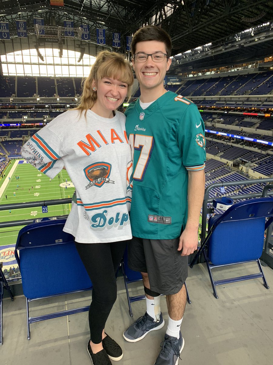 gabegeno13's tweet photo. Gonna start a thread here. The goal is to make it to all 32 @NFL stadiums to see the @MiamiDolphins play w/@paige_genovesi. First 4:

1️⃣ @HardRockStadium - 2017
2️⃣ Paul Brown Stadium - 2018
3️⃣ @LucasOilStadium - 2018
4️⃣ @heinzfield - 2019

Heading to stadium 5 tomorrow! #FinsUp https://t.co/5aSqU6YTMp