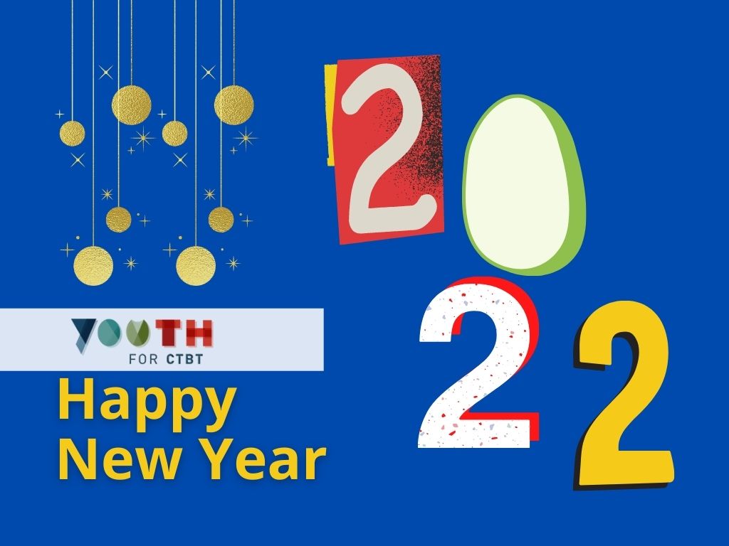 Youth4CTBT's tweet photo. Another year loaded with sweet recollections and cheerful times has passed! We look forward to continuing celebrating #CTBT25 and promoting its #EntryIntoForce. Wishing you all the joys of the season. Have a Happy New Year! #LetsFinishWhatWeStarted https://t.co/taP6UUXSow