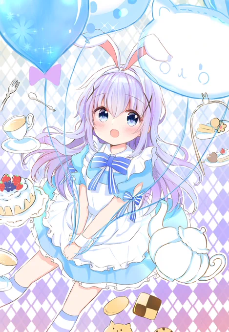 アリスチノちゃんとりあえず完成しました🐰🎀
 #gochiusa 