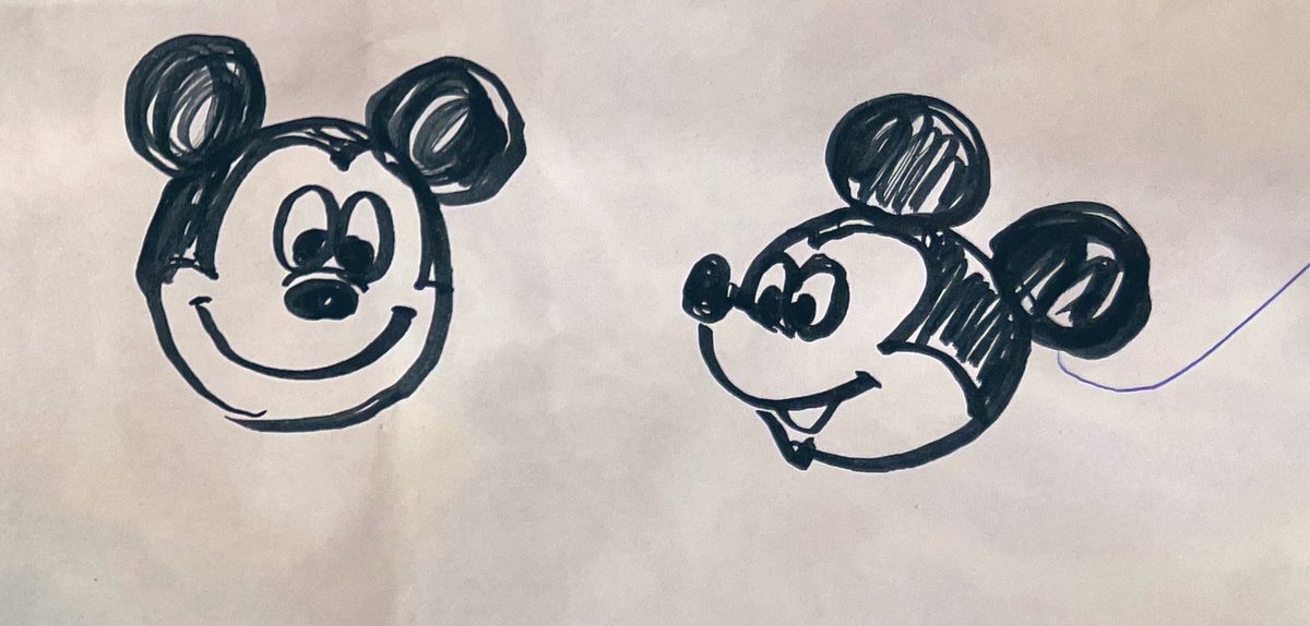 親戚集まるとお絵描き大会始まって楽しかったw
母上が割と可愛くミッキー描く🤣
恵くんはリクエスト受けて描いたw 