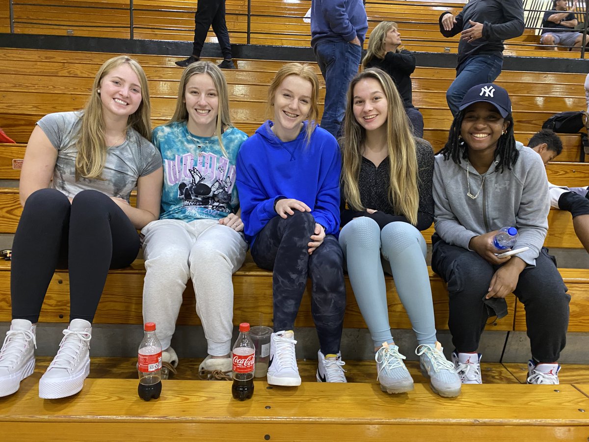 Cagers supporting Cagers!  Great to see all these girls together!