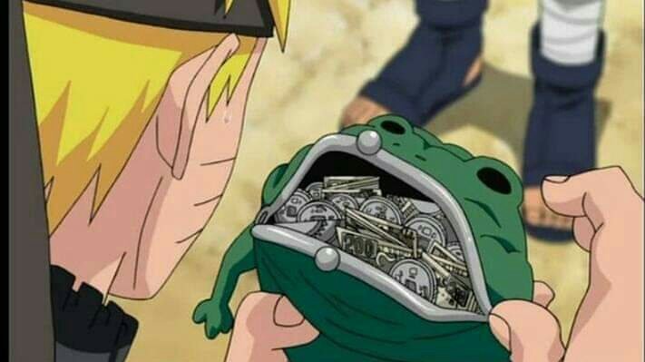 Boruto_Gaiden's tweet photo. Prohibido ignorar a Naruto pasando por tu tl con su monedero rana para darte suerte y finanzas, en este nuevo año 2022 https://t.co/sW7CVDbRyy