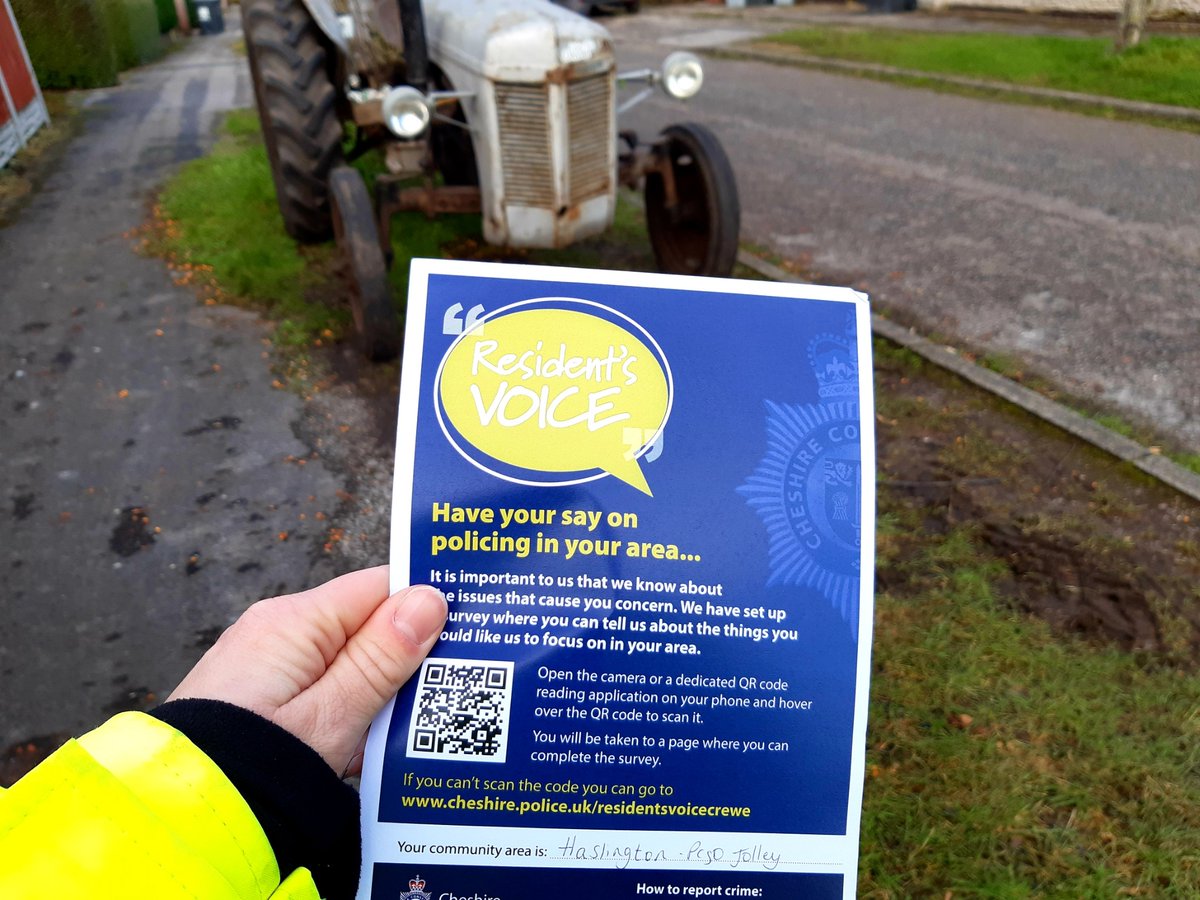 HaslingtonPol's tweet photo. Your local officer Lizzie Jolley will be available for the next hour online &amp; on 07989650474, until 15:15. You can also complete our Residents Voice Survey on https://t.co/MfHTOy7qjg 

Lizzie will also be out and about in the community! 

#pcsojolley22582 https://t.co/X1u67Vn6np