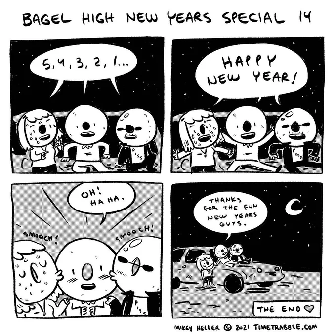 Bagel High New Years Special page 14. That's the end! 