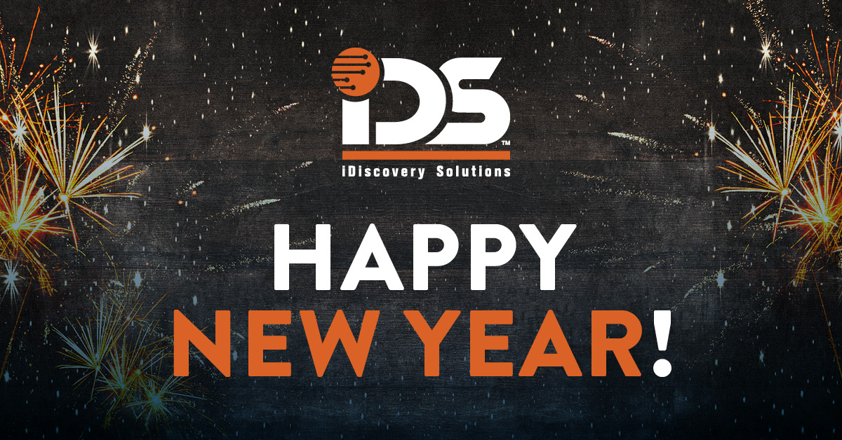 iDiscoveryInc's tweet photo. Happy New Year! #weareiDS #Data #eDiscovery https://t.co/qC9huRgs4p