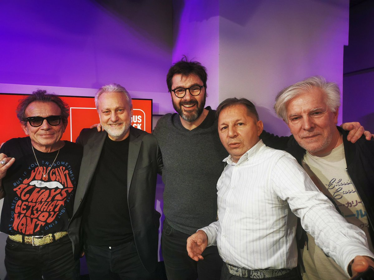 Rendez vous ce soir sur @RTLFrance à 18.30 avec mes héros pour « refaire la musique » : @cachinolivier @JeromeSoligny @YvesBigot #PhilippeManoeuvre