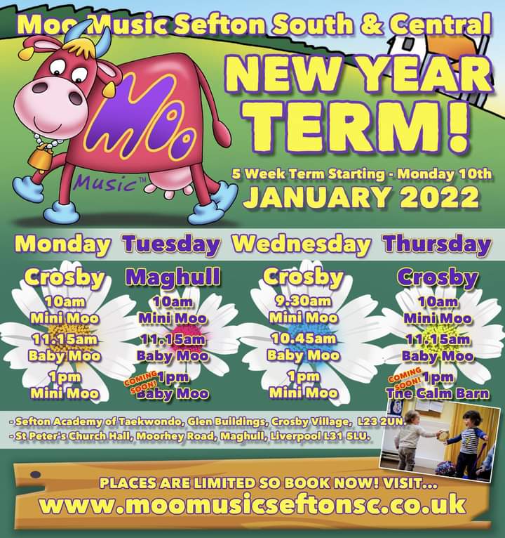 mooseftonsc's tweet image. 🥳🐄Happy MOO Year!🐄🥳

#NewYear2022!... New Timetable!...New Venues!  Make it MOO for You! 

MOOsical #fun and engaging #activities for #children 0-5 year olds. For more information and bookings visit moomusicseftonsc.co.uk
#music #fun #learning #friendship #sing #dance #play