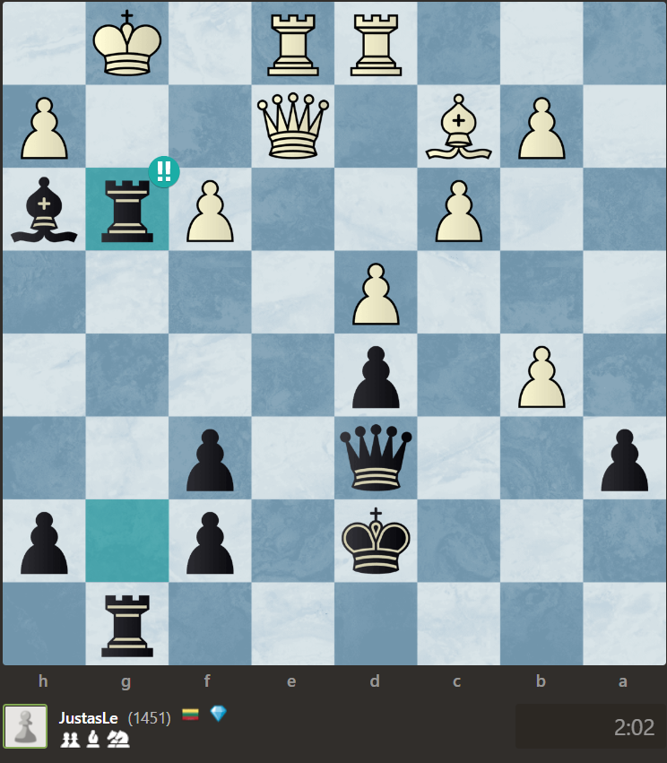 Got my first brilliant move of 2022 on chess.com! 🥳 Can you see why this wins?