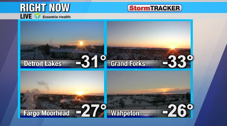 There it is ‼️

The first sunrise of 2022 + some bitterly cold temperatures 🥶☀️