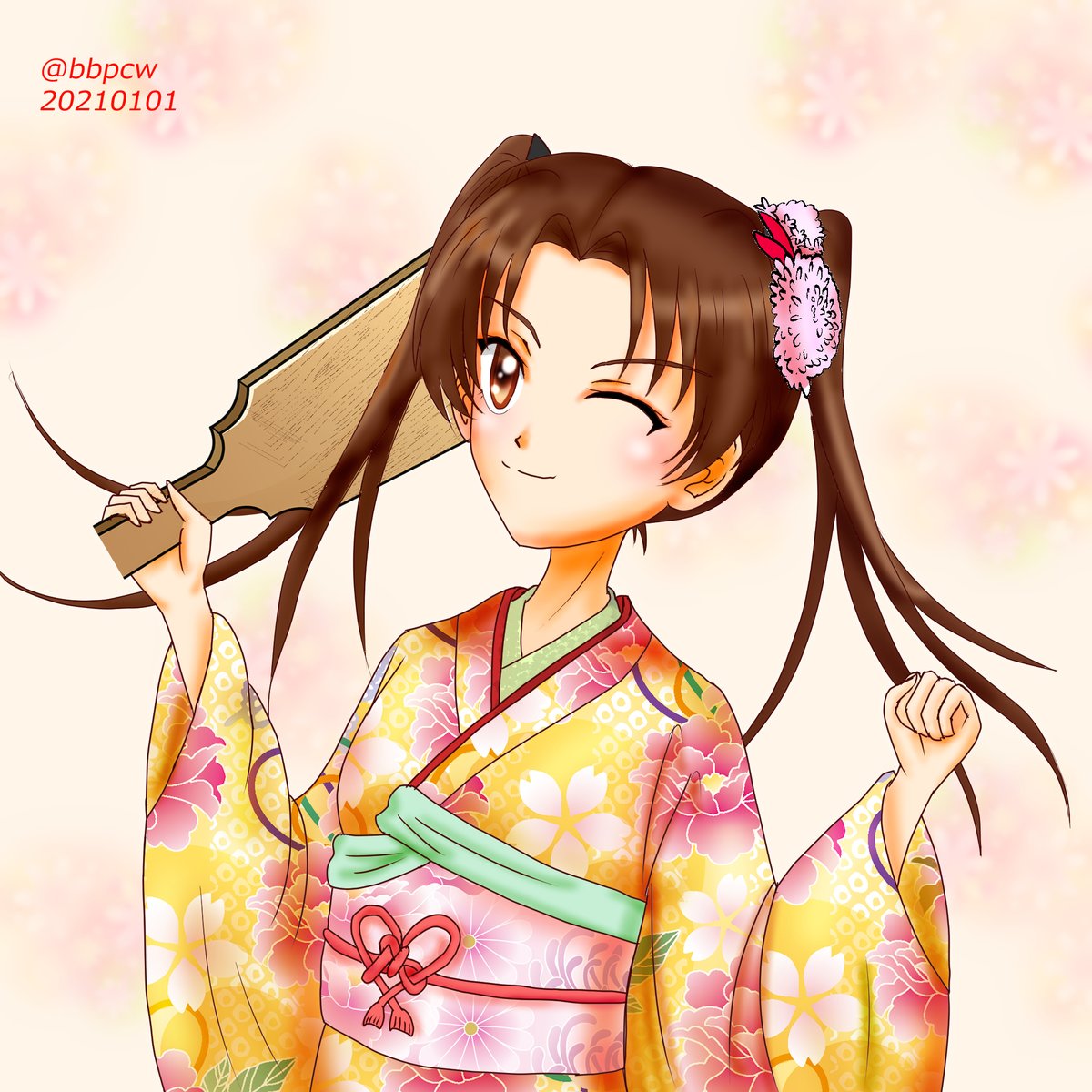 角谷杏元会長の歴代誕生日絵を並べてみました～
2019→2020→2021→2022
#ガルパン 