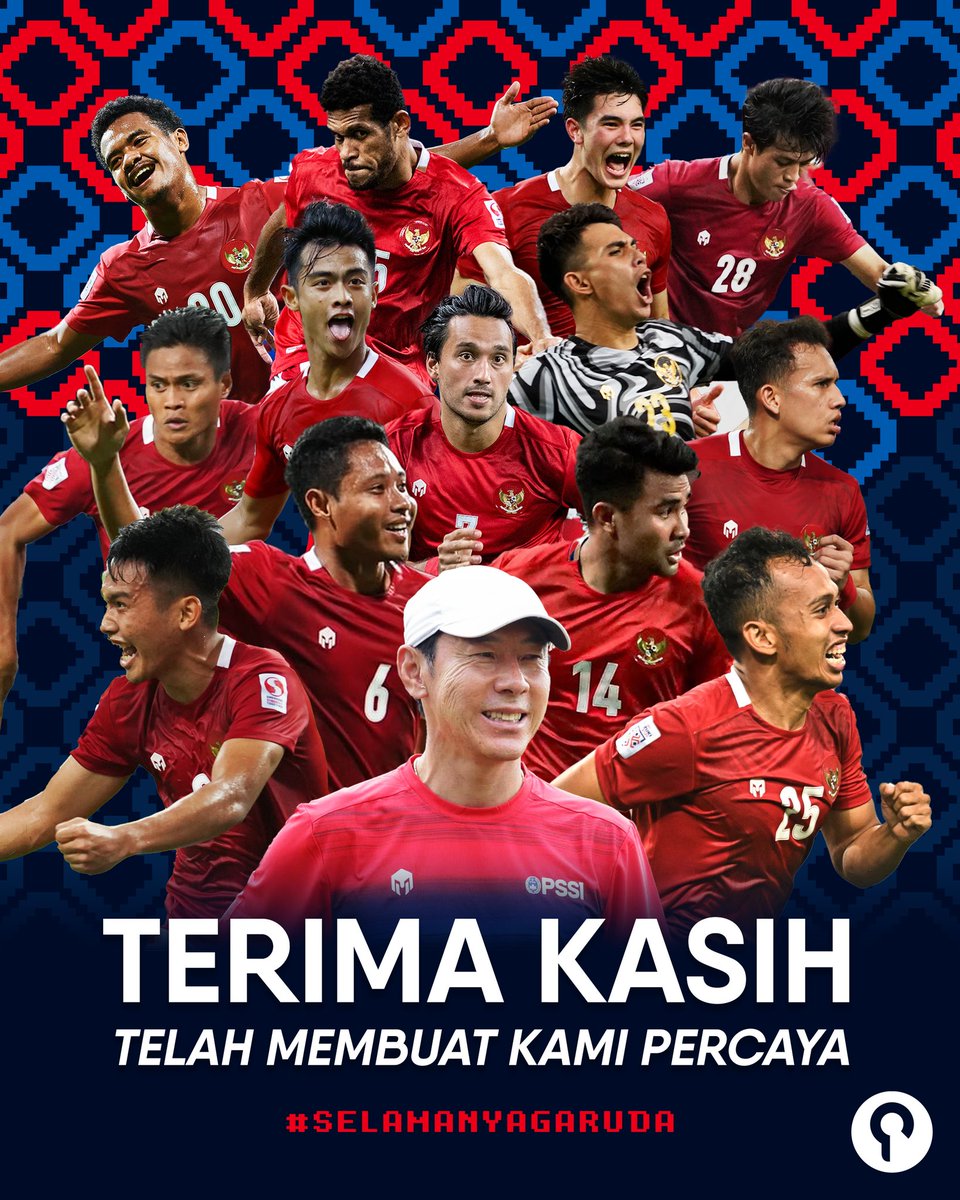 Kita kalah, bukan menyerah.

#SelamanyaGaruda 🇮🇩